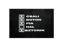 Energoteam Funny Door Mat Preto