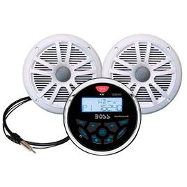 Boss Audio Mgr350b+2 Mr6w 6.5w Speakers+mrant10 Pack Prateado