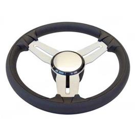 Goldenship 015a Steering Wheel Prateado 350 mm