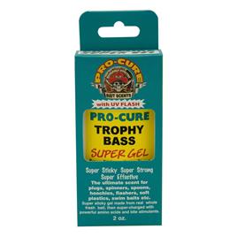 Pro Cure Super Gel Plus 56g Trophy Bass Liquid Bait Additive Transparente