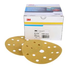 3m Hookit 255 P320 15t Grinding Disc 100 Units Transparente 150 mm