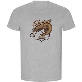 Kruskis Seafood Shrimp Eco Short Sleeve T-shirt Cinzento 2XL Homem