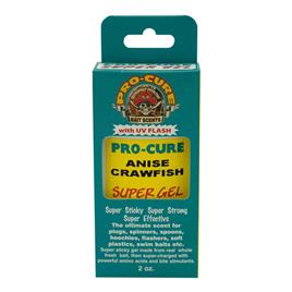 Pro Cure Super Gel Plus 56g Crawfish Anise Liquid Bait Additive Transparente