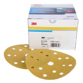3m Hookit 255 P150 15t Grinding Disc 100 Units Transparente 150 mm