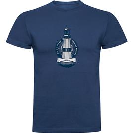 Kruskis Lighthouse Short Sleeve T-shirt Azul 3XL Homem
