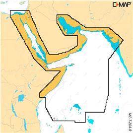 C-map Red Sea. The Gulf And Seychelles Islands Reveal X Card Amarelo
