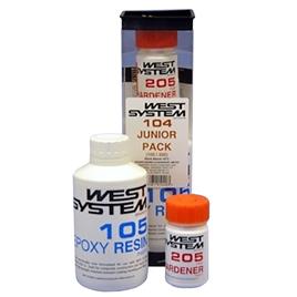 West System 104 Junior 105/205 600g Epoxy Resin Set Transparente