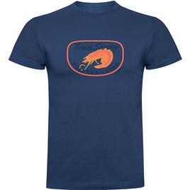 Kruskis Fresh Shrimp Short Sleeve T-shirt Azul L Homem