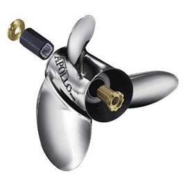 Michigan Wheel Apollo 3x Stainless Steel Right Propeller Prateado 14-1/4 x 17´´