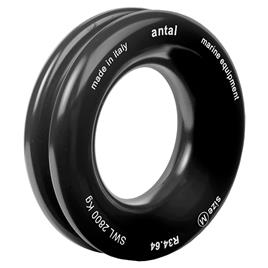 Antal Solid 34x64 Mm Ring Prateado