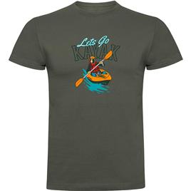 Kruskis Lets Go Short Sleeve T-shirt Verde XL Homem