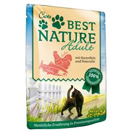 Best Nature Cat Adult 32 x 85 g - Pack económico - Salmão com frango e batata