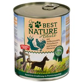 Best Nature Dog Adult 12 x 800 g - Pack económico  - Veado, frango e massa