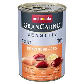Animonda GranCarno Adult Sensitive 6 x 400 g - Frango puro e arroz