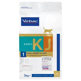 Virbac Veterinary HPM Cat KJ1 Early Kidney & Joint Support - 3 kg