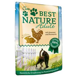 Best Nature Cat Adult 32 x 85 g - Pack económico - Coelho com frango e amaranto