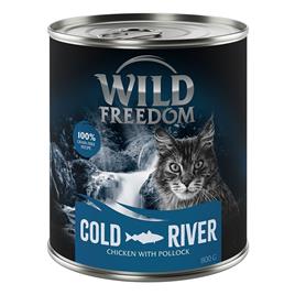 Wild Freedom Adult 6 x 800 g - sem cereais - Cold River - Frango e escamudo