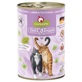 GranataPet DeliCatessen em latas 6 x 400 g - Cordeiro e atum