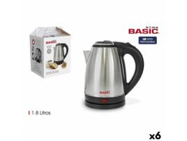 Chaleira de Água Elétrica com Luz Led BASIC HOME 1500 W 1,8 L