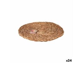 Individuais PRIVILEGE Castanho Ø 35 Cm Vime 24 Unidades