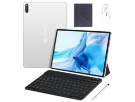 Tablet WUXIAN M33 Teclado Bluetooth Capa de Couro Stylus