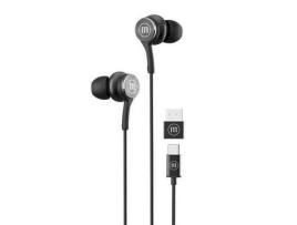 Auriculares com Microfone MAXELL Xc1 Preto