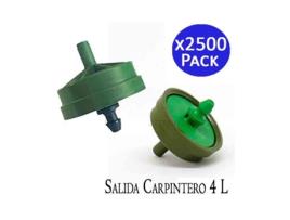 Gotero NETAFIM 8 litros/hora autocompensante, salida carpintero (Pack 2500) NETAFIM