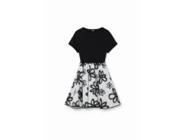 Vestido de Menina DESIGUAL Bera Preto (3/4 anos)