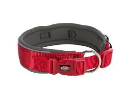 Coleira Premium Extra Larga 53-62Cm/50Mm Vermelho/Graf.