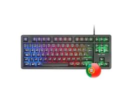 Teclado Tkl H-Mech Frgb MARS GAMING Mk023 Anti-Ghosting Preto Língua Português