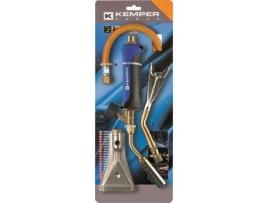 Maçarico a Gás Kemper Kit de Soldagem Multiuso 3 Bicos Mangueira Gás 1,50M Chama 1850C TOPCAR