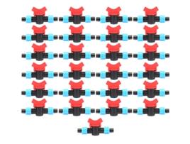 Válvula de Desvio de Fita de Gotejamento 16Mm X 16Mm. Pacote com 25 Unidades. Oferta