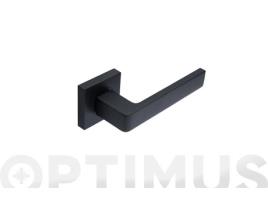 Conjunto de alça quadrada roseta Techna Zamak CARVI