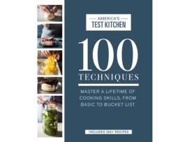 Livro 100 techniques de america's test kitchen (inglês)