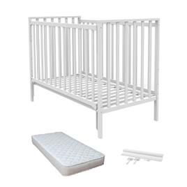 Pack Carbebé Cama Branco Mate + Kit Cosleep + Colchão de Molas