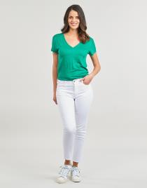 Le Temps des Cerises  Calças de ganga slim PULP SLIM 7/8  Branco Disponível em tamanho para senhora. US 28,US 29,US 30,US 27,US 26,US 24,US 25,US 31.Mulher > Roupas > Calças de ganga slim