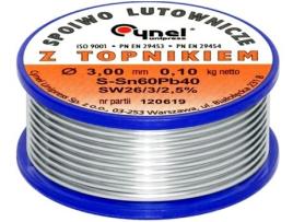 Rolo Solda para Eletrónica 60/40 100G 3Mm Profissional CYNEL