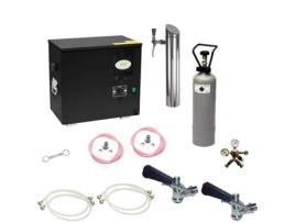 Contadores Completo Conjunto Maquina de Cerveja As-40 2 Linhas -. Contador Incluindo Dispensing Torre Keg:Type D Keg:Keykeg ICH-ZAPFE