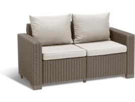 Cappuccino California Keter Color 141X68X72Cm SOFA