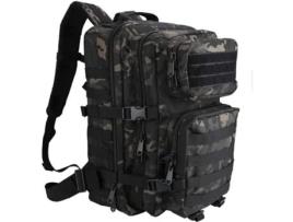 Mochila Tática de Ataque 3P com Bandeira Noturna Americana 45L