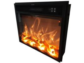 Queimador De Inserção Para Lareira Electrica Fuego 1500w Preto