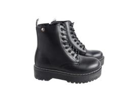 Botins de Mulher ISTERIA Militar Musa Platform Preto (36)