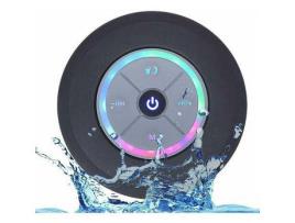 Ipx4 Waterproof Bathroom Bluetooth Speaker Black TUSERXIN