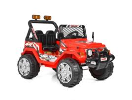 Jipe HECHT 56185 4X4 Elétrico 12V P/ Crianças a Partir dos 3Anos Controlo Remoto 2 Velocidades 2 Lugares Rodas Grandes Mp3 Luzes Led e Buzina