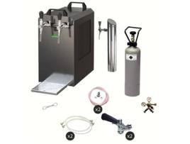 Maquina de Cerveja Stream 80 Refrigerador Seco de 2 Linhas Keg2:Type gKeg:Keykeg ICH-ZAPFE