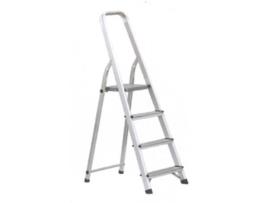 Escalera aluminio 4 peldaños hogar en131