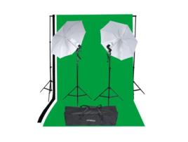 Kit de Iluminação Fotografia e Vídeo com Fundos ANDOER
