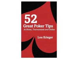 Livro 52 great poker tips de lou krieger (inglês)