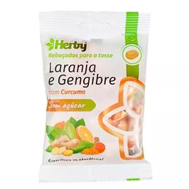 Herby Rebuçados para a tosse Laranja e Gengibre com Curcuma S/Açúcar 60g