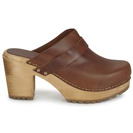 Sanita  Tamancos PELENI CHUNK OPEN  Castanho Disponível em tamanho para senhora. 37,38,39,40.Mulher > Calçasdos > Tamanco
